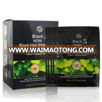 Black 5 Noni Black Hair Shampoo Noni Plant essence100% 25ml*10pcs