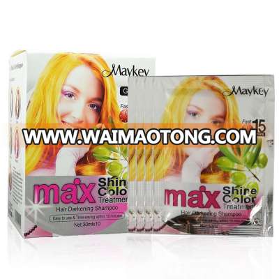 Maykay Max Hair Color Dye Cream 25ml*10