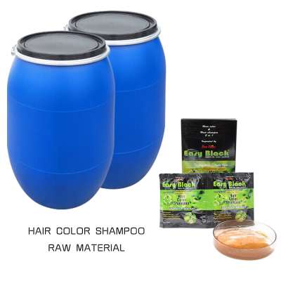 hair dye cream hair color shampoo formula raw material black oil